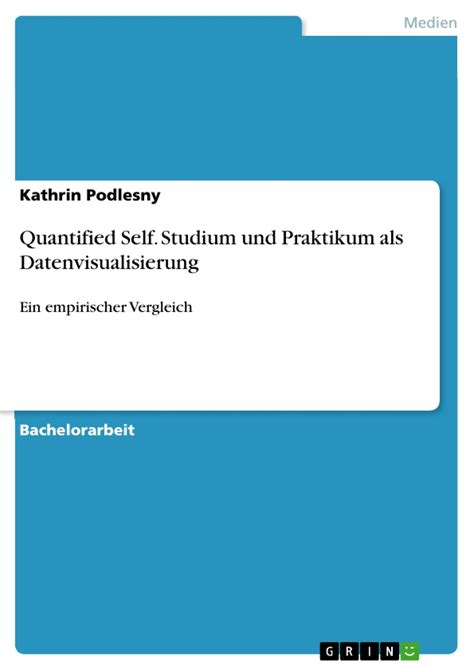 quantified studium praktikum datenvisualisierung german PDF